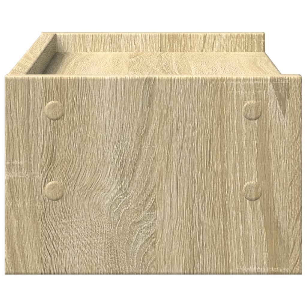 vidaXL Support de moniteur chêne sonoma 42x24x16 cm bois d'ingénierie
