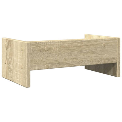 vidaXL Support de moniteur chêne sonoma 42x24x16 cm bois d'ingénierie