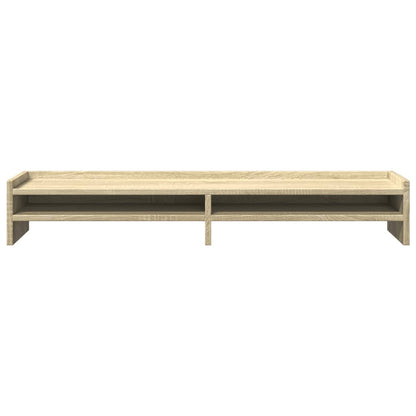 vidaXL Support de moniteur chêne sonoma 100x24x16 cm bois d'ingénierie