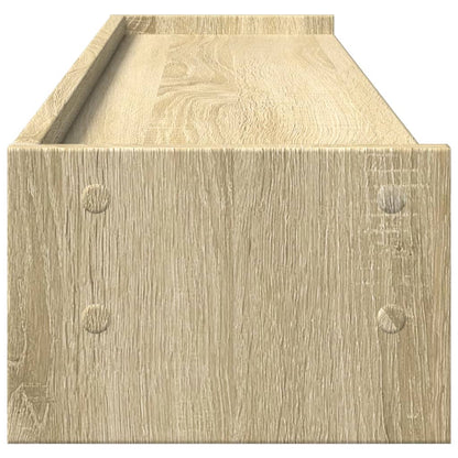 vidaXL Support de moniteur chêne sonoma 100x24x16 cm bois d'ingénierie