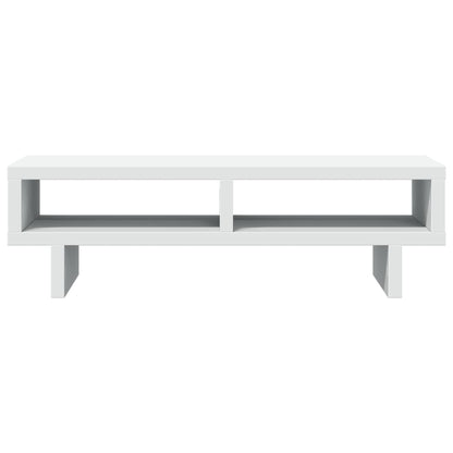 vidaXL Support de moniteur blanc 50x27x15 cm bois d'ingénierie