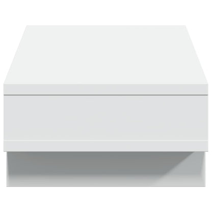 vidaXL Support de moniteur blanc 50x27x15 cm bois d'ingénierie