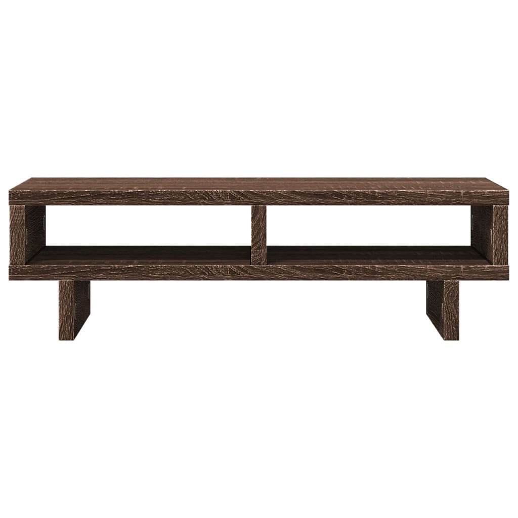 vidaXL Support de moniteur chêne marron 50x27x15 cm bois d'ingénierie