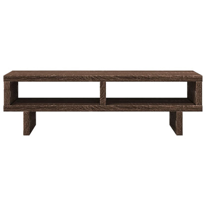 vidaXL Support de moniteur chêne marron 50x27x15 cm bois d'ingénierie