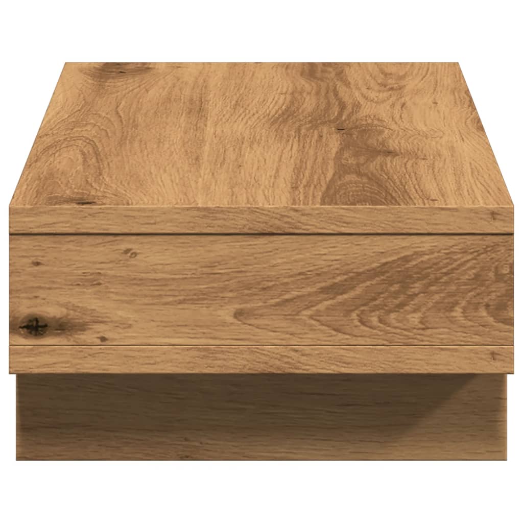 vidaXL Support de moniteur chêne artisanal 50x27x15 cm bois ingénierie