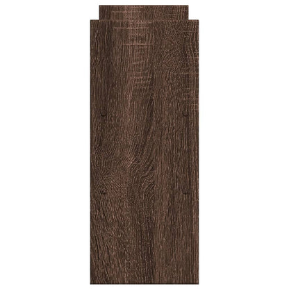 vidaXL Organisateur de bureau réglable chêne marron bois d'ingénierie