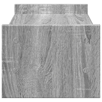 vidaXL Support de moniteur sonoma gris 50x27x20 cm bois d'ingénierie