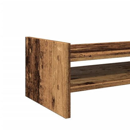 vidaXL Support de moniteur vieux bois 50x27x20 cm bois d'ingénierie
