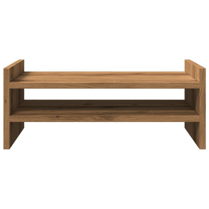 vidaXL Support de moniteur chêne artisanal 50x27x20 cm bois ingénierie