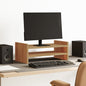 vidaXL Support de moniteur chêne artisanal 50x27x20 cm bois ingénierie