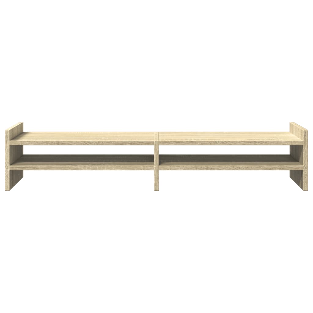 vidaXL Support de moniteur chêne sonoma 100x27x20 cm bois d'ingénierie