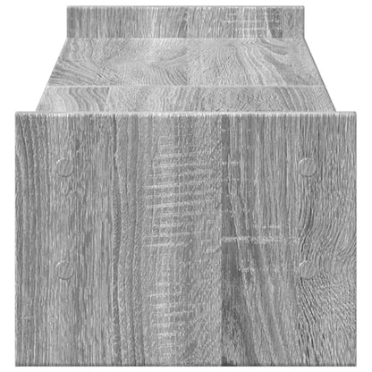 vidaXL Support de moniteur sonoma gris 100x27x20 cm bois d'ingénierie