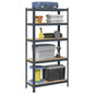 vidaXL Étagère de rangement 5 niveaux Anthracite Acier bois ingénierie