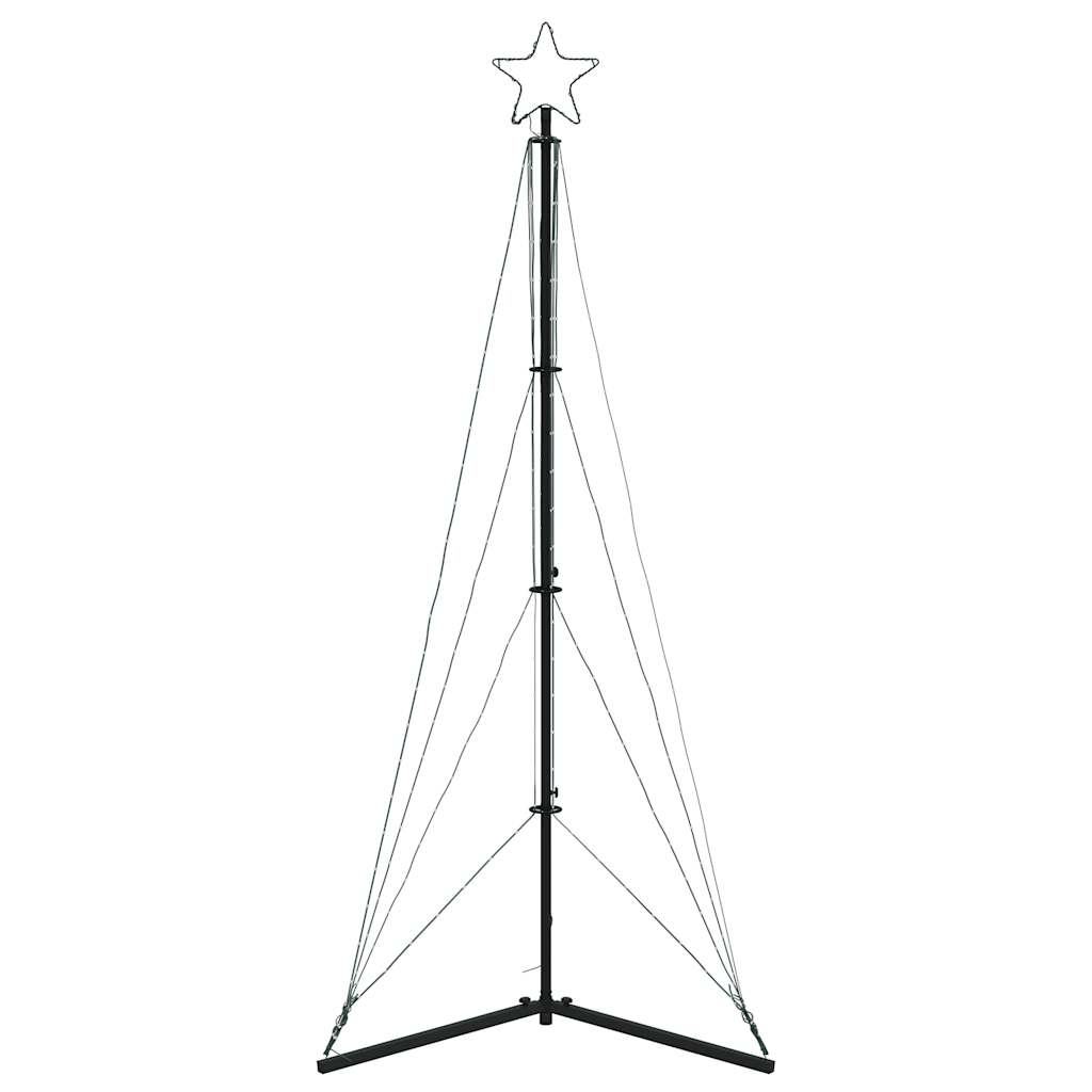 vidaXL Guirlande de sapin de Noël 363 LED bleu 182 cm