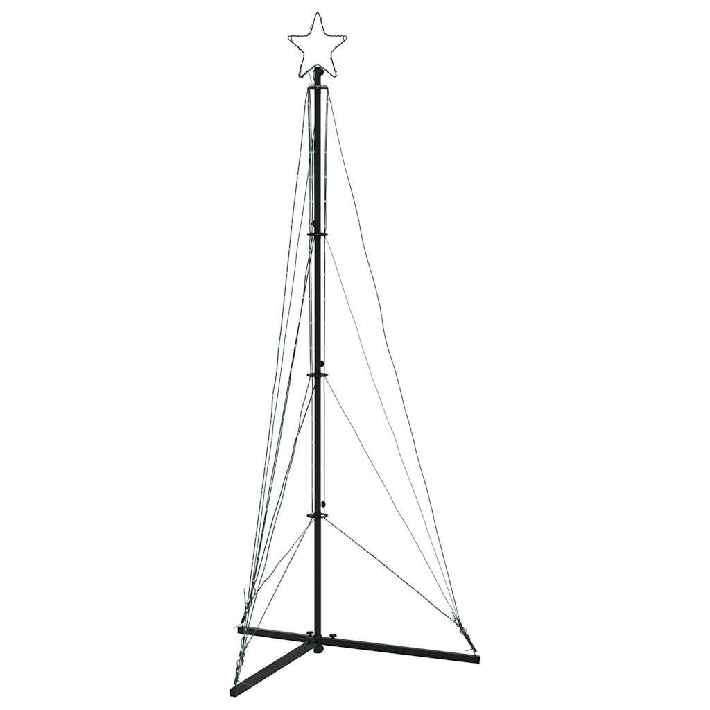 vidaXL Guirlande de sapin de Noël 363 LED bleu 182 cm