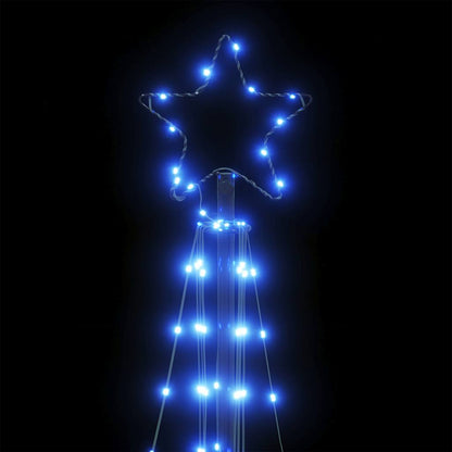 vidaXL Guirlande de sapin de Noël 363 LED bleu 182 cm