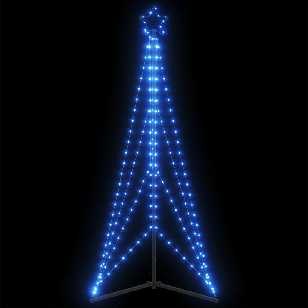 vidaXL Guirlande de sapin de Noël 363 LED bleu 182 cm
