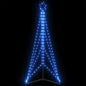 vidaXL Guirlande de sapin de Noël 363 LED bleu 182 cm