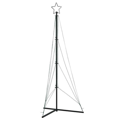 vidaXL Guirlande de sapin de Noël 483 LED blanc chaud 240 cm