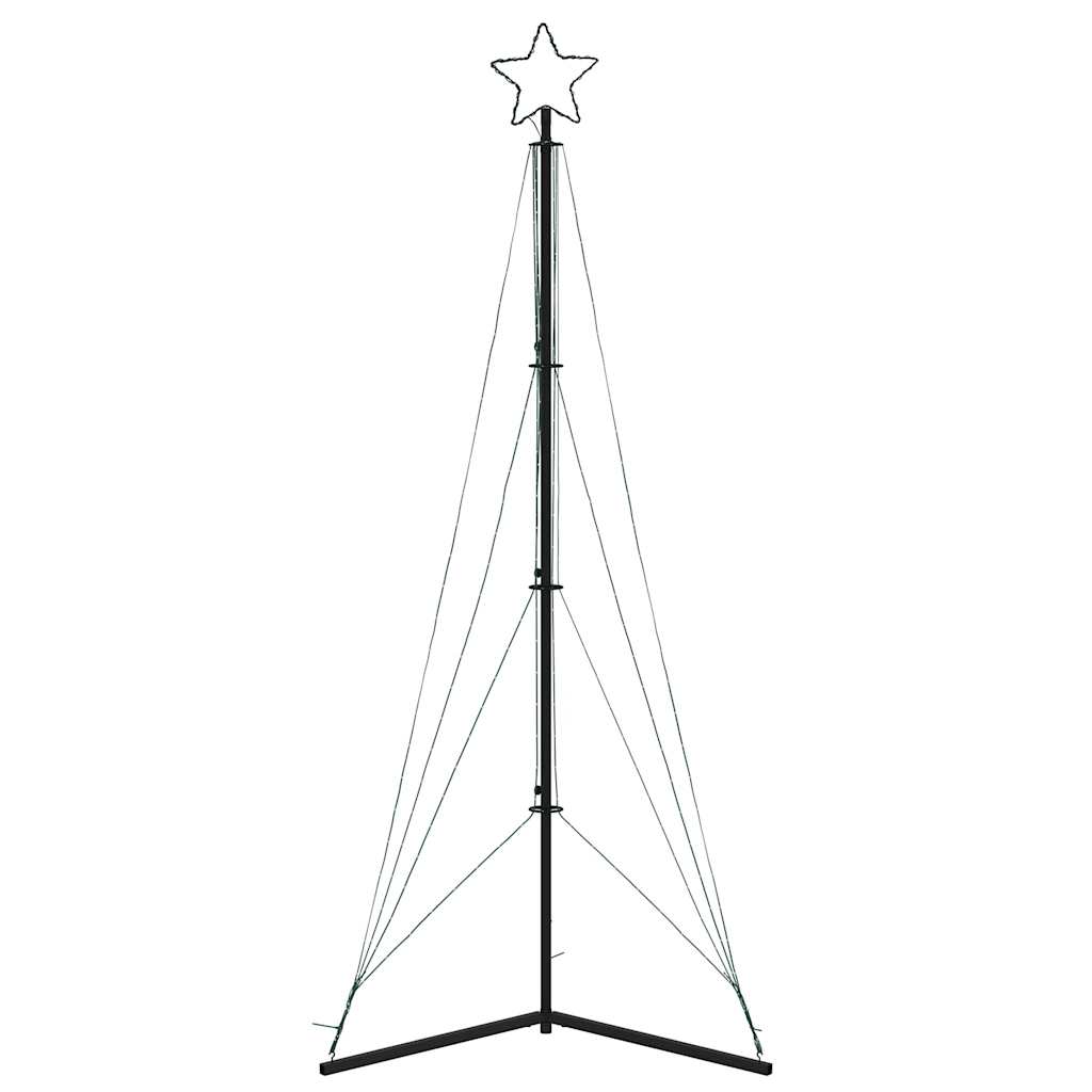 vidaXL Guirlande de sapin de Noël 483 LED blanc chaud 240 cm