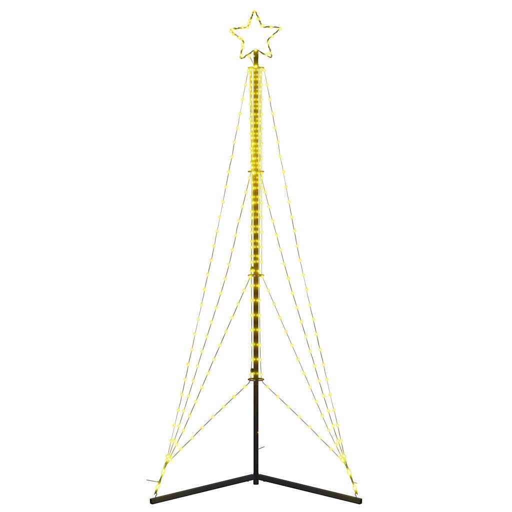 vidaXL Guirlande de sapin de Noël 483 LED blanc chaud 240 cm