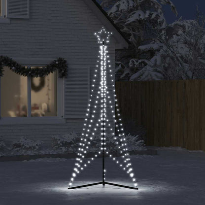 vidaXL Guirlande de sapin de Noël 483 LED blanc froid 240 cm
