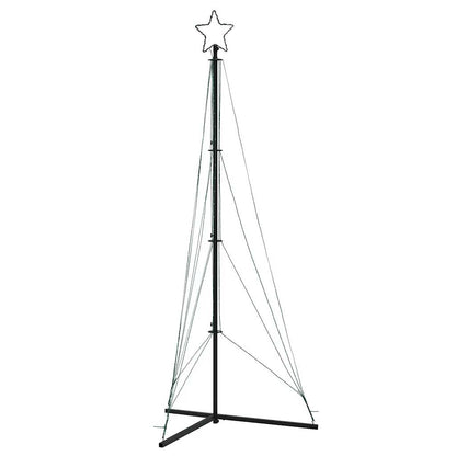 vidaXL Guirlande de sapin de Noël 483 LED blanc froid 240 cm