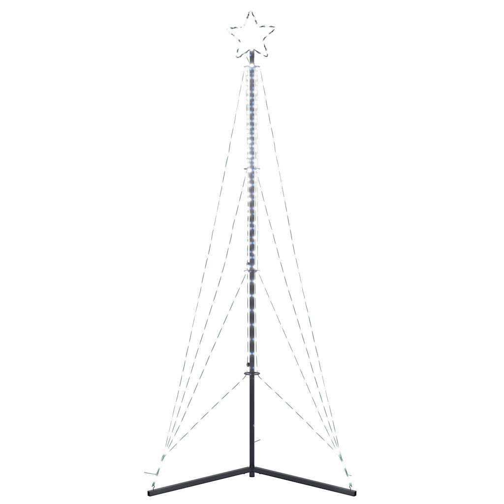 vidaXL Guirlande de sapin de Noël 483 LED blanc froid 240 cm