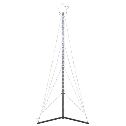 vidaXL Guirlande de sapin de Noël 483 LED blanc froid 240 cm