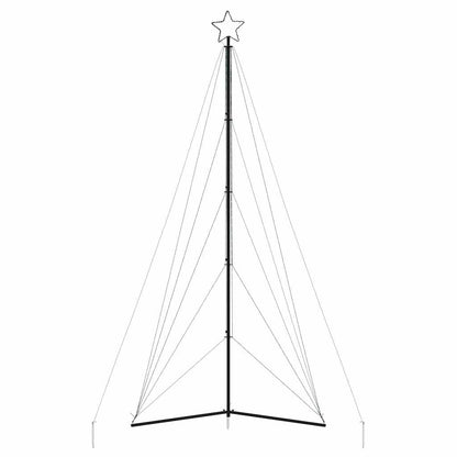 vidaXL Guirlande de sapin de Noël 615 LED blanc froid 404,5 cm