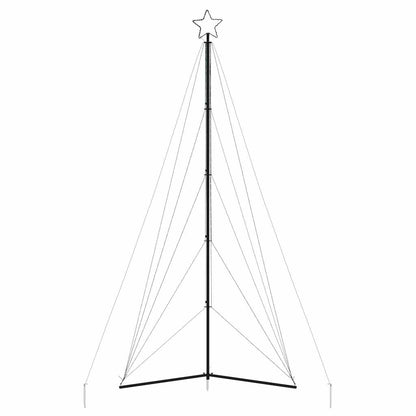 vidaXL Guirlande de sapin de Noël 615 LED colorées 404,5 cm