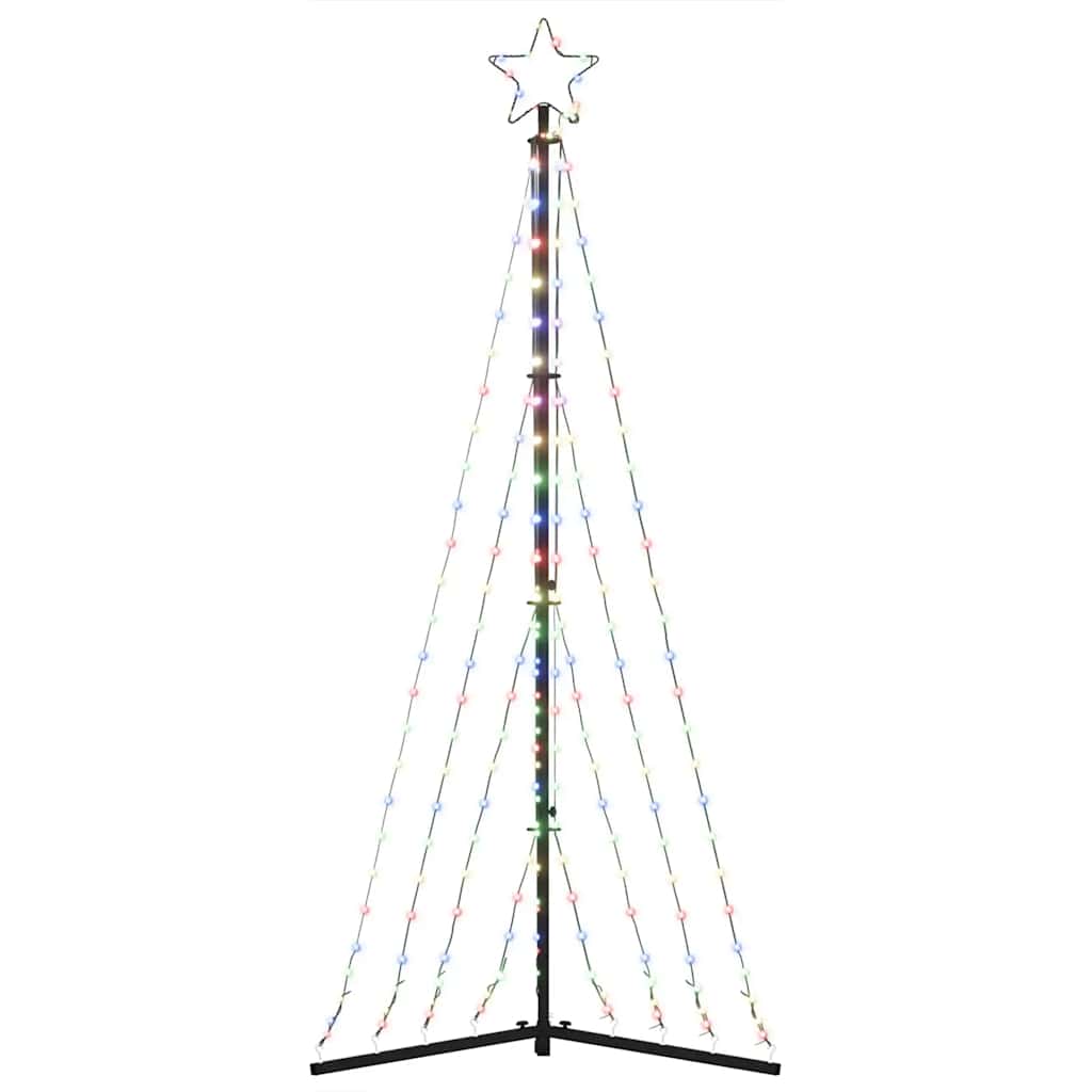 vidaXL Guirlande de sapin de Noël 339 LED colorées 187 cm