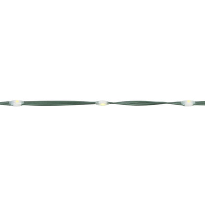 vidaXL Guirlande de sapin de Noël 570 LED blanc froid 399 cm