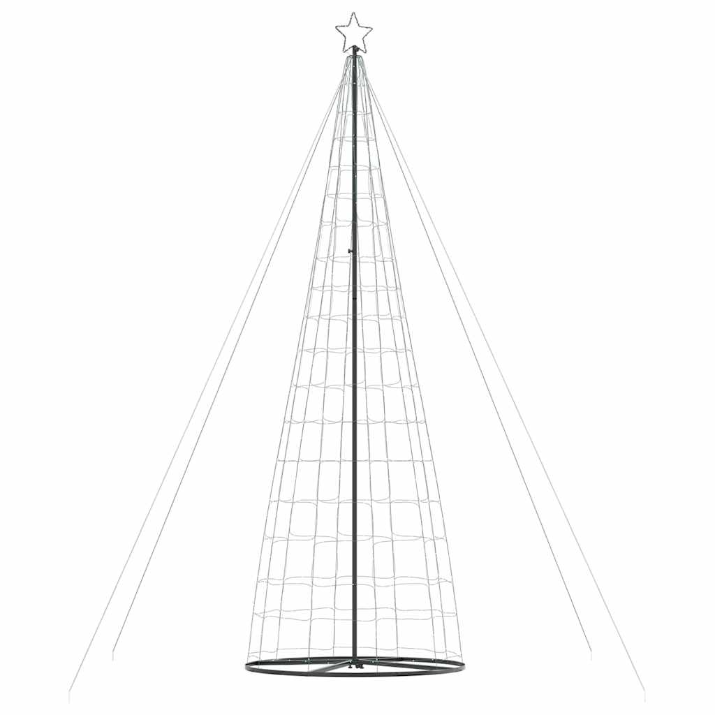 vidaXL Arbre de Noël lumineux conique 1534 LED bleu 503 cm