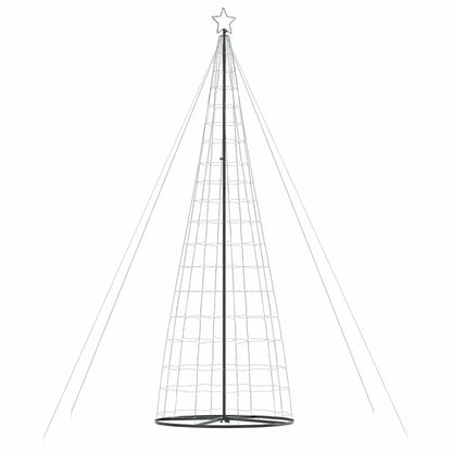vidaXL Arbre de Noël lumineux conique 1534 LED bleu 503 cm