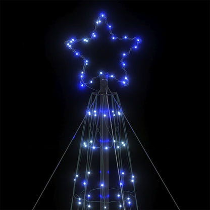 vidaXL Arbre de Noël lumineux conique 1534 LED bleu 503 cm