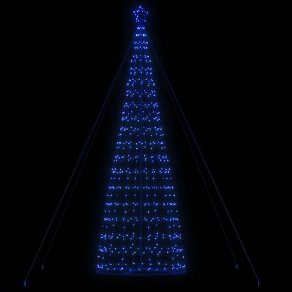 vidaXL Arbre de Noël lumineux conique 1534 LED bleu 503 cm
