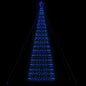 vidaXL Arbre de Noël lumineux conique 1534 LED bleu 503 cm
