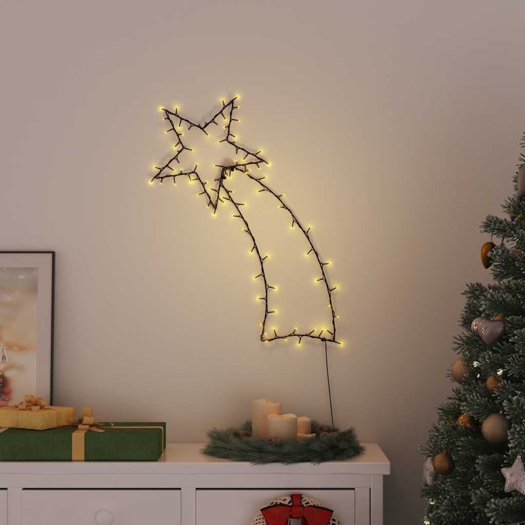 vidaXL Lumières de Noël silhouette d'étoile filante 115 LED