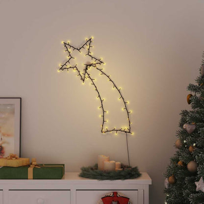 vidaXL Lumières de Noël silhouette d'étoile filante 115 LED
