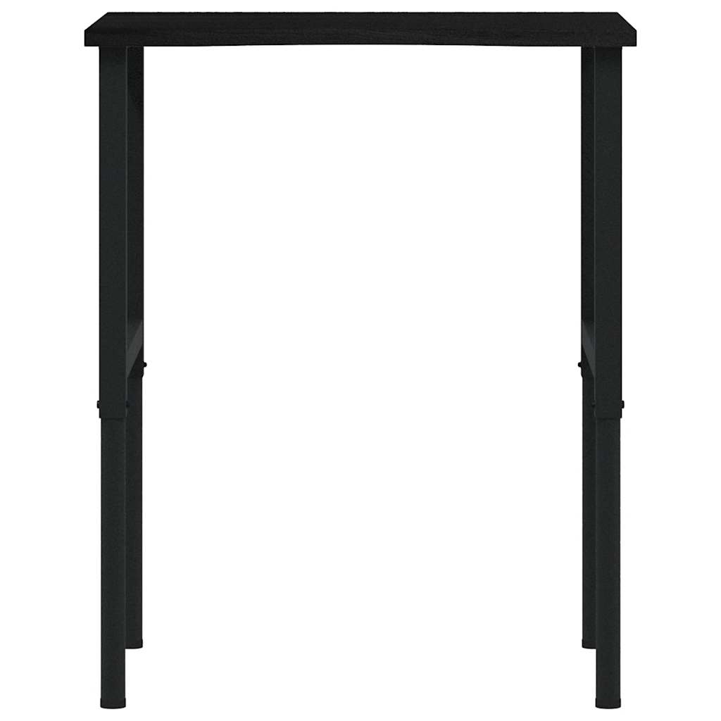 vidaXL Établi marron foncé 80x60x(71,5-98) cm bois de chêne massif