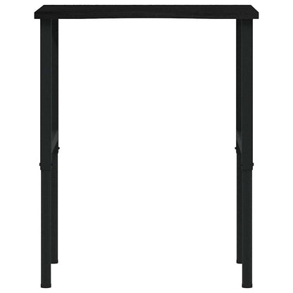 vidaXL Établi marron foncé 80x60x(71,5-98) cm bois de chêne massif