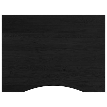 vidaXL Établi marron foncé 80x60x(71,5-98) cm bois de chêne massif