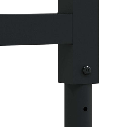 vidaXL Établi marron foncé 80x60x(71,5-98) cm bois de chêne massif