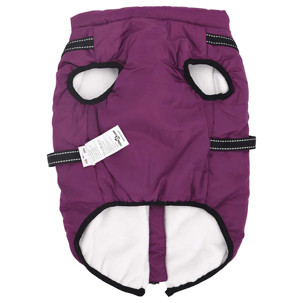 vidaXL Manteau pour chiens avec harnais imperméable réfléchissant 4XL