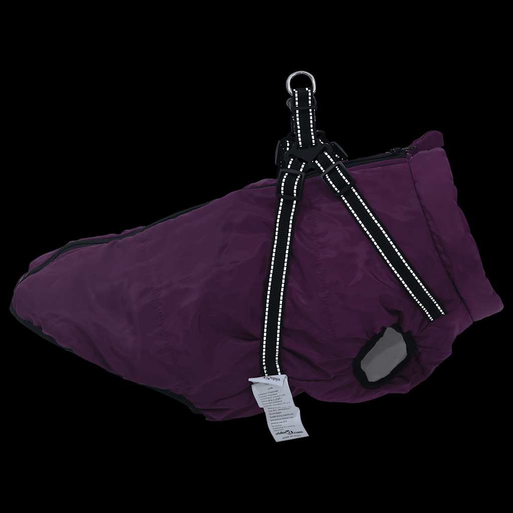 vidaXL Manteau pour chiens avec harnais imperméable réfléchissant 4XL