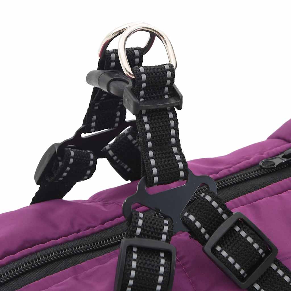 vidaXL Manteau pour chiens avec harnais imperméable réfléchissant 4XL