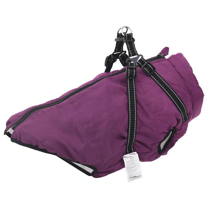 vidaXL Manteau pour chiens avec harnais imperméable réfléchissant 5XL
