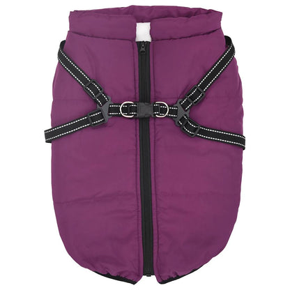 vidaXL Manteau pour chiens avec harnais imperméable réfléchissant 5XL
