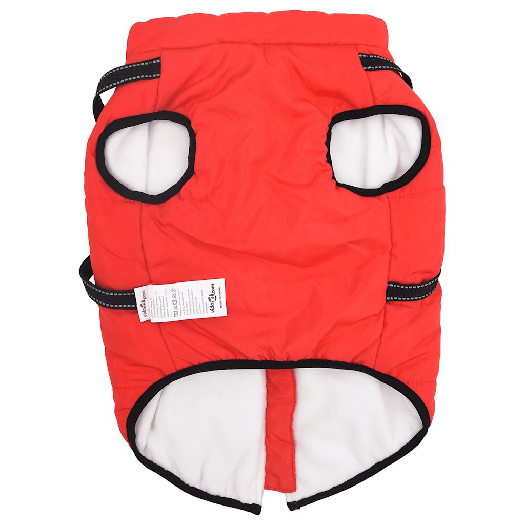 vidaXL Manteau pour chiens avec harnais imperméable réfléchissant 3XL